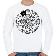 PRINTFASHION horoszkóp halak fekete - Férfi pulóver - Fehér férfi pulóver, kardigán