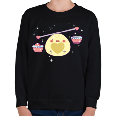 PRINTFASHION Horoszkóp-MÉRLEG - Gyerek pulóver - Fekete