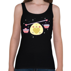 PRINTFASHION Horoszkóp-MÉRLEG - Női atléta - Fekete