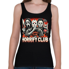 PRINTFASHION Horrify Club - Női atléta - Fekete női trikó