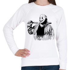 PRINTFASHION Horror cirkusz - Női pulóver - Fehér