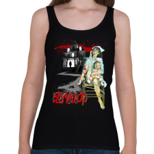 PRINTFASHION Horror House - Női atléta - Fekete női felső