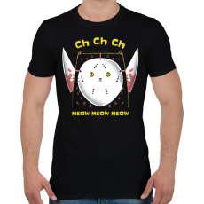 PRINTFASHION Horror macska - Férfi póló - Fekete