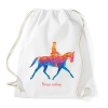 PRINTFASHION Horse riding - Színes - Sportzsák, Tornazsák - Fehér