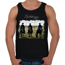 PRINTFASHION hortobágy - Férfi atléta - Fekete atléta, trikó