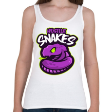 PRINTFASHION hostile snakes - Női atléta - Fehér