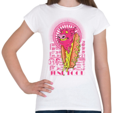 PRINTFASHION Hot dog - Női póló - Fehér női póló