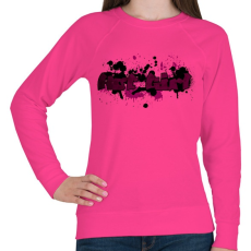 PRINTFASHION hot girl - Női pulóver - Fukszia