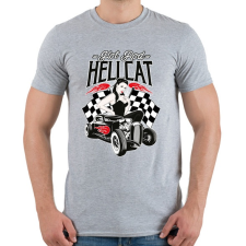PRINTFASHION hot Rod Hellcat - Férfi póló - Sport szürke férfi póló