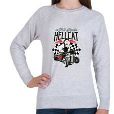 PRINTFASHION hot Rod Hellcat - Női pulóver - Sport szürke női pulóver, kardigán