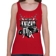 PRINTFASHION HOT ROD király - Női atléta - Cseresznyepiros női trikó