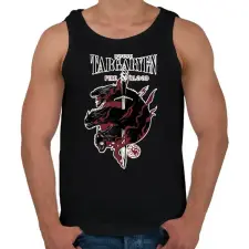 PRINTFASHION House Targaryen - Férfi atléta - Fekete atléta, trikó