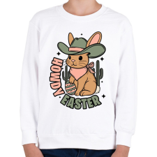 PRINTFASHION Howdy Easter - Gyerek pulóver - Fehér gyerek pulóver, kardigán