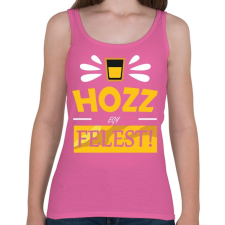 PRINTFASHION Hozz egy felest! - Női atléta - Rózsaszín női trikó