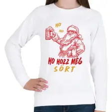 PRINTFASHION Hozz egy sört - Női pulóver - Fehér női pulóver, kardigán