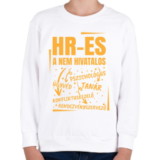 PRINTFASHION HR-es, a nem hivatalos - Gyerek pulóver - Fehér