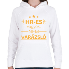 PRINTFASHION HR-es vagyok - Női kapucnis pulóver - Fehér