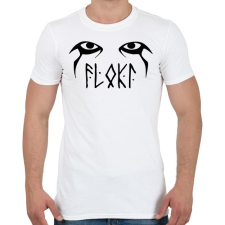 PRINTFASHION Hrafna-Flóki Vilgerðarson - Férfi póló - Fehér férfi póló