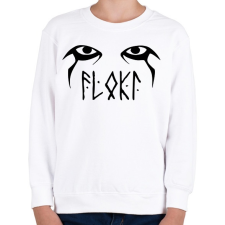 PRINTFASHION Hrafna-Flóki Vilgerðarson - Gyerek pulóver - Fehér gyerek póló