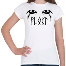 PRINTFASHION Hrafna-Flóki Vilgerðarson - Női póló - Fehér női póló