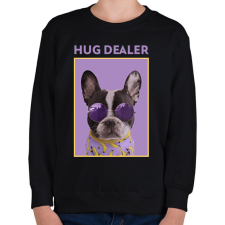 PRINTFASHION HUG DEALER - Gyerek pulóver - Fekete gyerek pulóver, kardigán