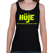 PRINTFASHION HÜJE - Női atléta - Fekete női trikó