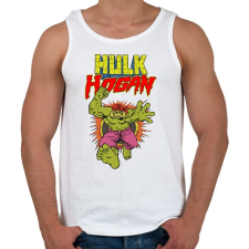 PRINTFASHION Hulk Hogan - Férfi atléta - Fehér atléta, trikó