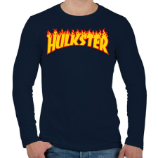 PRINTFASHION hulkster - Férfi hosszú ujjú póló - Sötétkék férfi póló