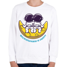 PRINTFASHION Hülyeségekben is együtt - Gyerek pulóver - Fehér gyerek pulóver, kardigán
