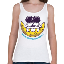 PRINTFASHION Hülyeségekben is együtt - Női atléta - Fehér női trikó