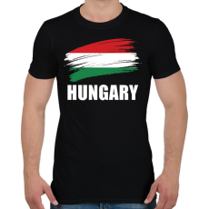 PRINTFASHION Hungary 1 - Férfi póló - Fekete