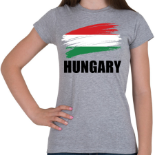 PRINTFASHION Hungary 2 - Női póló - Sport szürke női póló