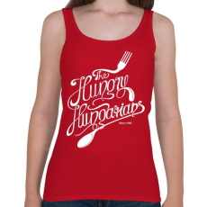 PRINTFASHION Hungry hungarians - Női atléta - Cseresznyepiros