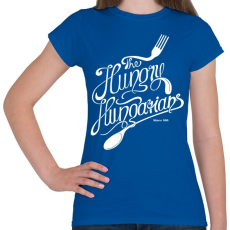PRINTFASHION Hungry hungarians - Női póló - Királykék