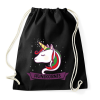 PRINTFASHION Hunikornis - Sportzsák, Tornazsák - Fekete