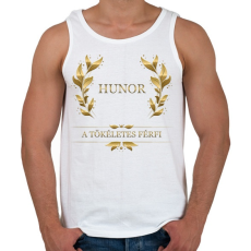 PRINTFASHION Hunor - Férfi atléta - Fehér