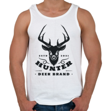 PRINTFASHION Hunter DB. - Férfi atléta - Fehér atléta, trikó