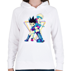 PRINTFASHION Hunter X Hunter - Női kapucnis pulóver - Fehér