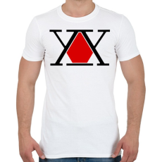 PRINTFASHION Hunter X Logo - Férfi póló - Fehér