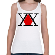 PRINTFASHION Hunter X Logo - Női atléta - Fehér női trikó