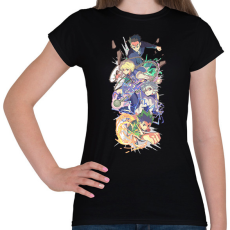 PRINTFASHION HunterxHunter karakterek - Női póló - Fekete
