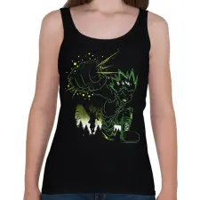 PRINTFASHION HunterXHunter - Női atléta - Fekete női trikó