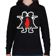 PRINTFASHION hunterXhunter - Női kapucnis pulóver - Fekete női pulóver, kardigán