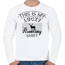 PRINTFASHION Hunting shirt - Férfi pulóver - Fehér férfi pulóver, kardigán