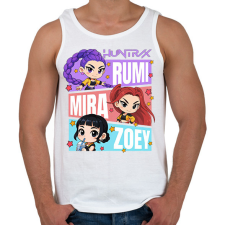PRINTFASHION Huntrix - Kpop Demon Hunters - Férfi atléta - Fehér atléta, trikó