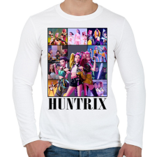 PRINTFASHION Huntrix Kpop Demon Hunters - Férfi hosszú ujjú póló - Fehér férfi póló