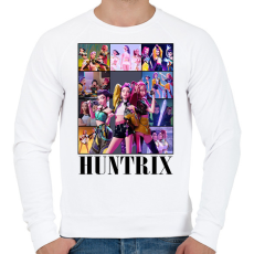PRINTFASHION Huntrix Kpop Demon Hunters - Férfi pulóver - Fehér