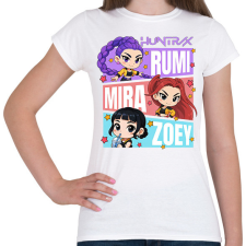 PRINTFASHION Huntrix - Kpop Demon Hunters - Női póló - Fehér női póló