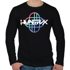 PRINTFASHION Huntrix logo - Férfi hosszú ujjú póló - Fekete férfi póló