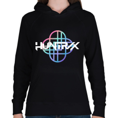 PRINTFASHION Huntrix logo - Női kapucnis pulóver - Fekete